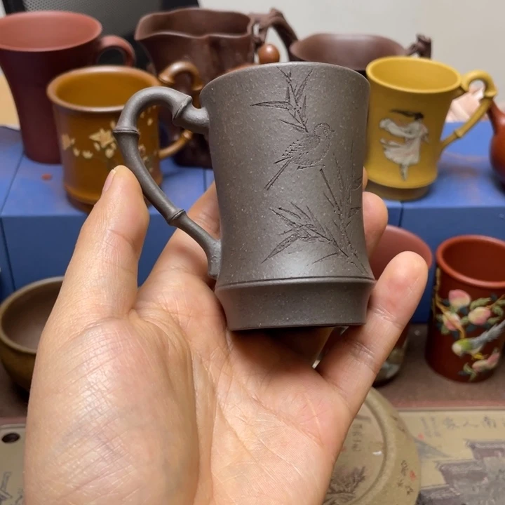 紫砂茶杯紫砂主人杯