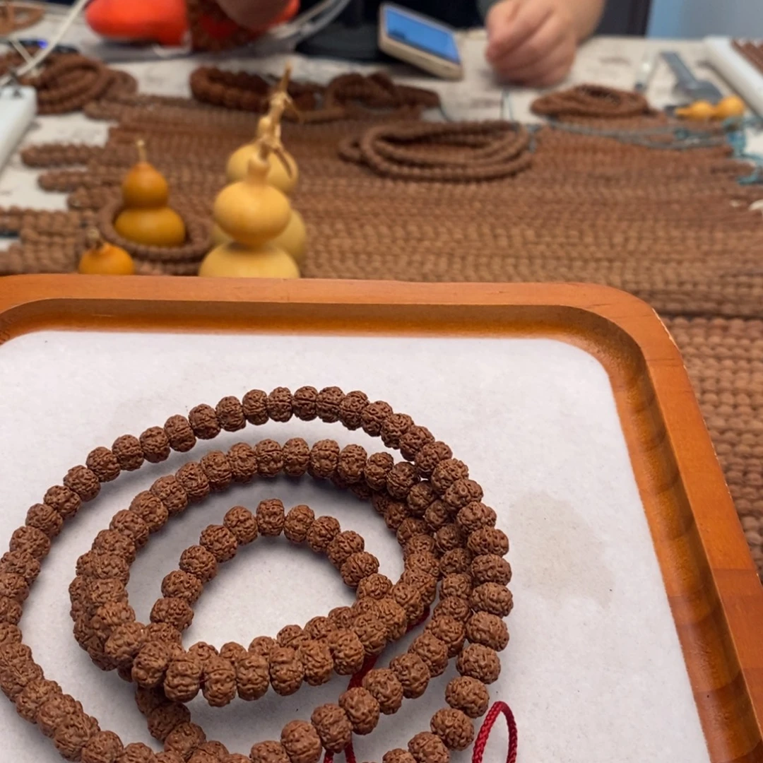 水***华吊坠金刚菩提定制平细108卡8➕