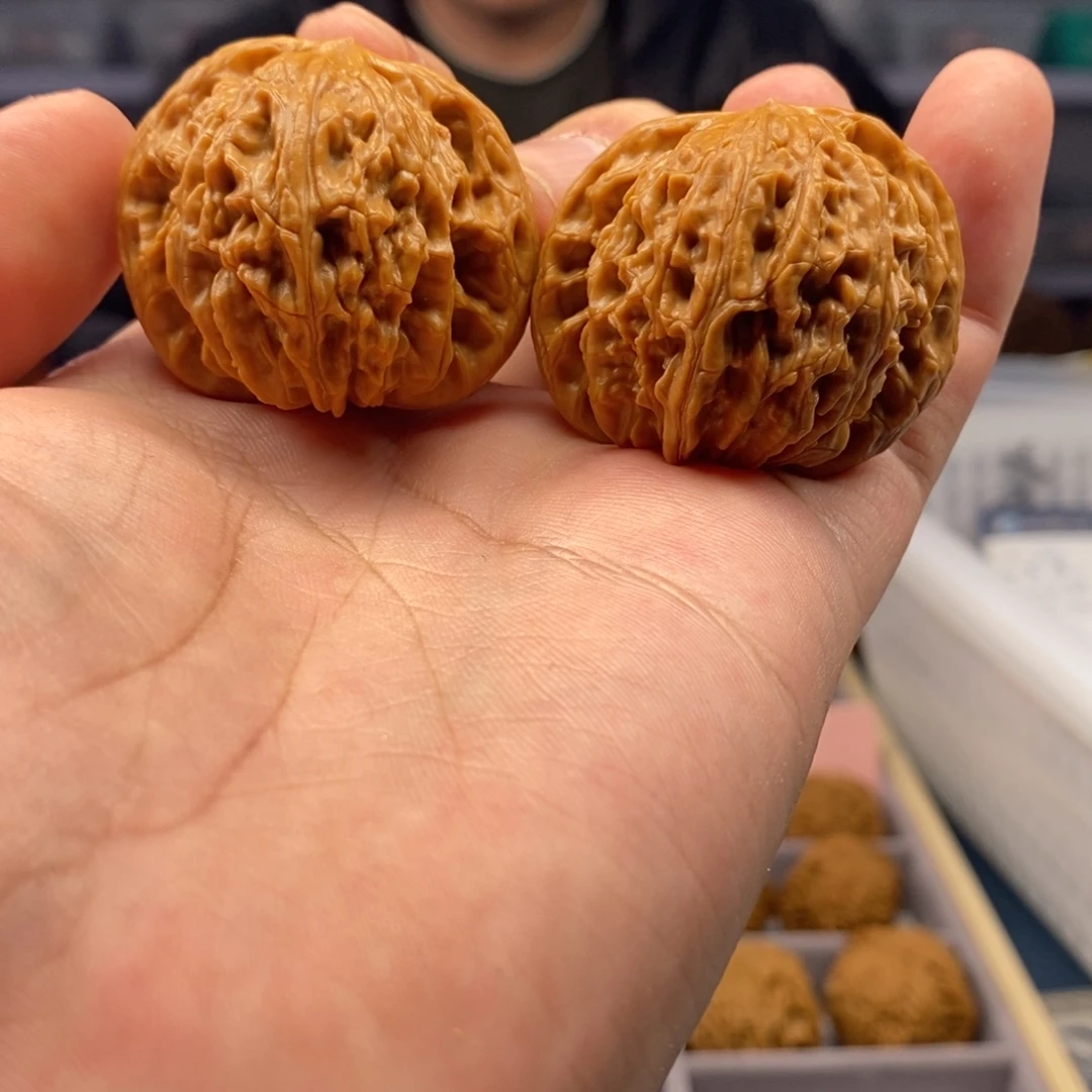 ****把件文玩核桃微修磨盘42