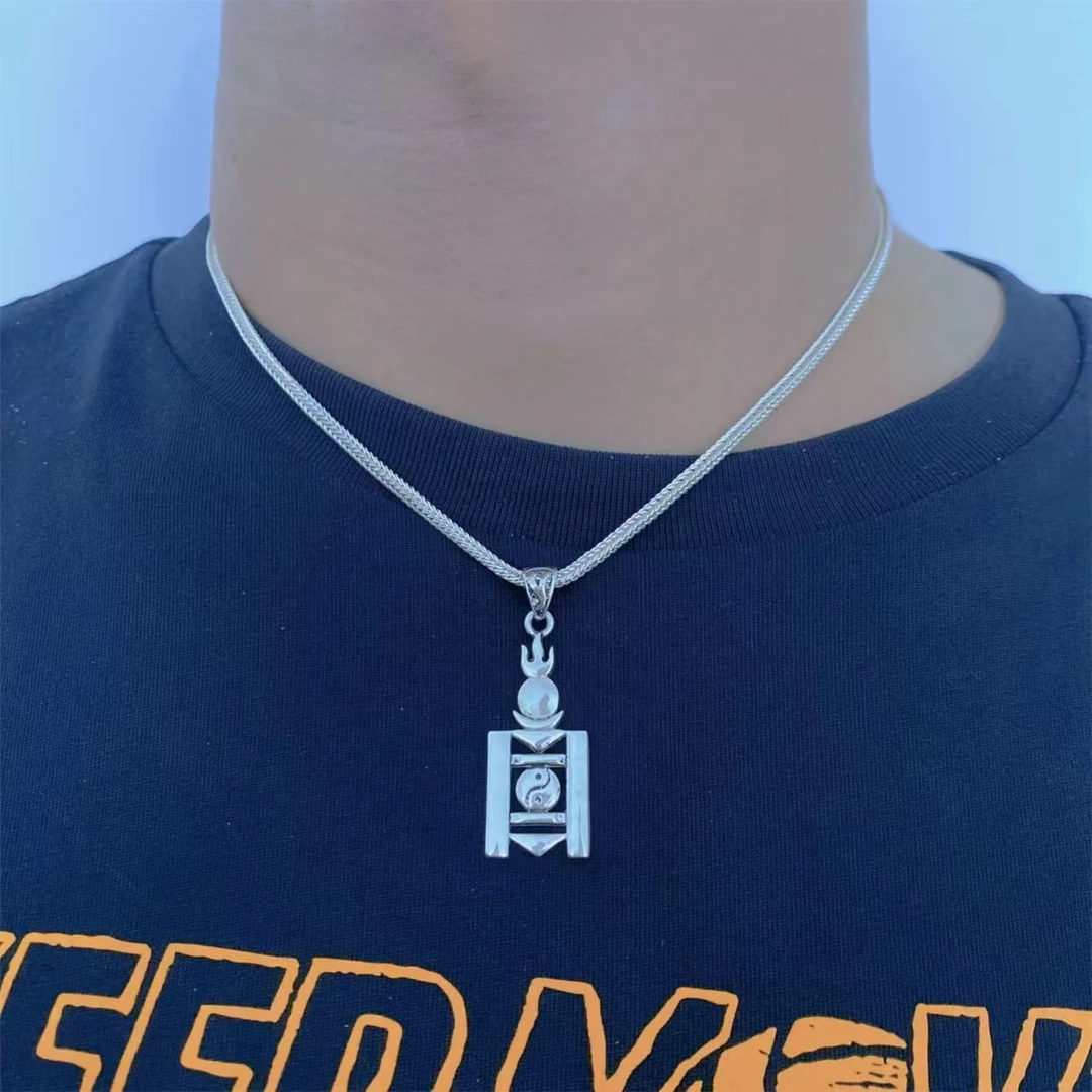 钛钢手链 民族风几何银色素款项链百搭