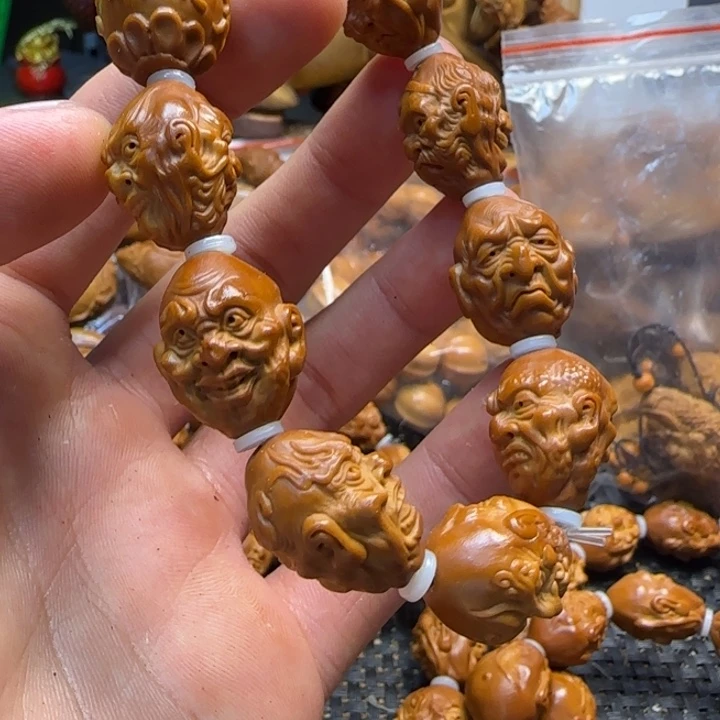 橄榄核手串/手链双面罗汉