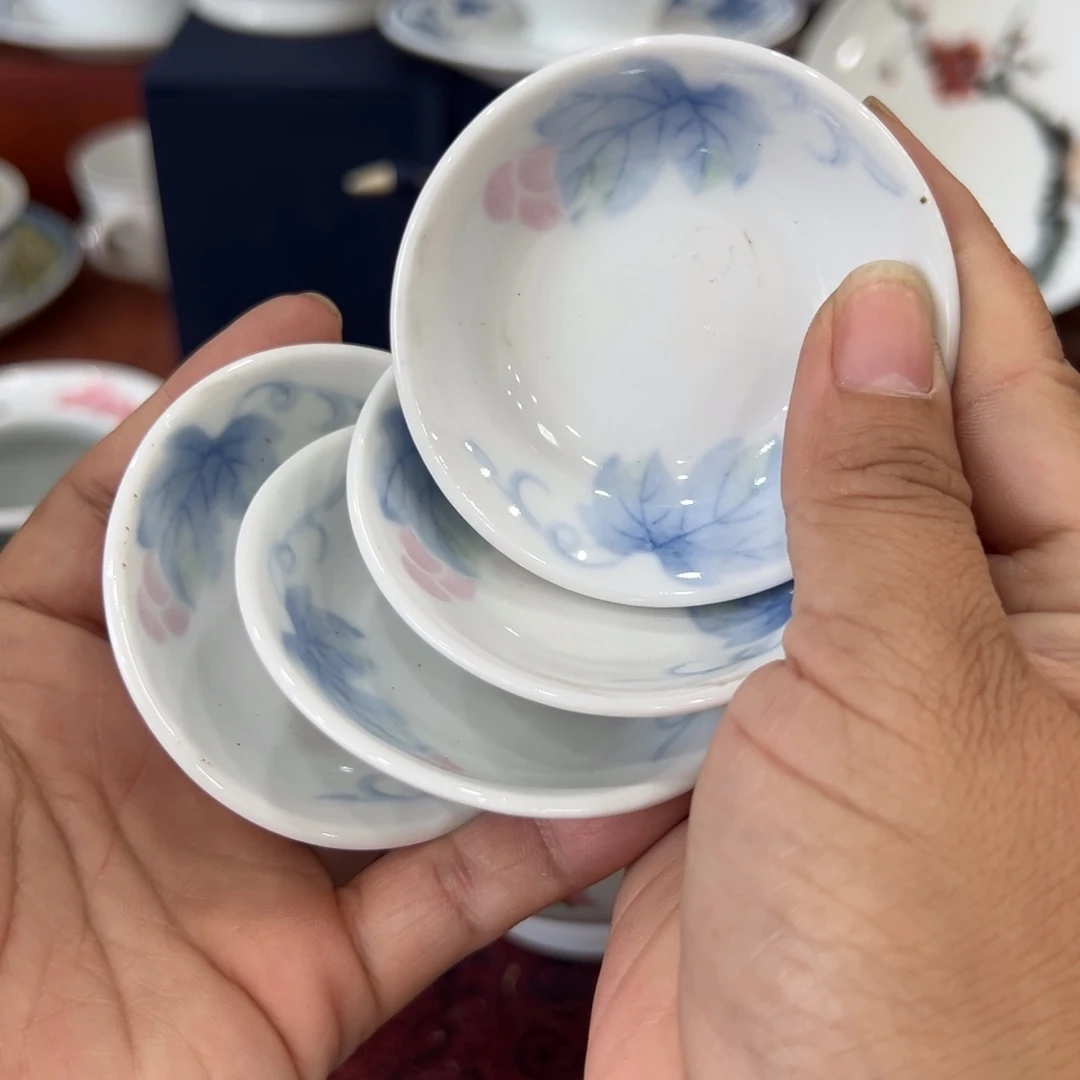 瓷片醴陵高温瓷  群力7.5厘米味碟