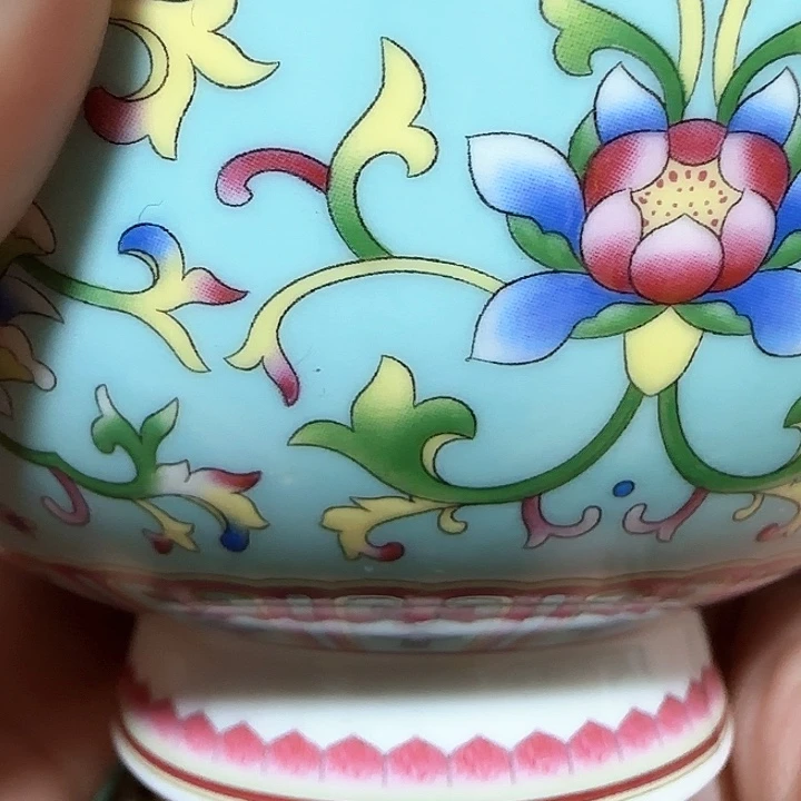 器物之美五彩手绘南**妹