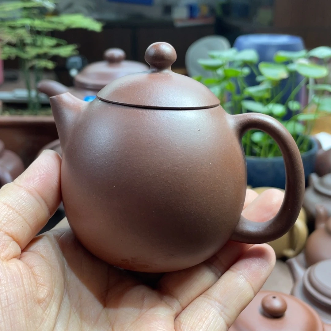 茶壶紫砂龙蛋底槽清160毫升