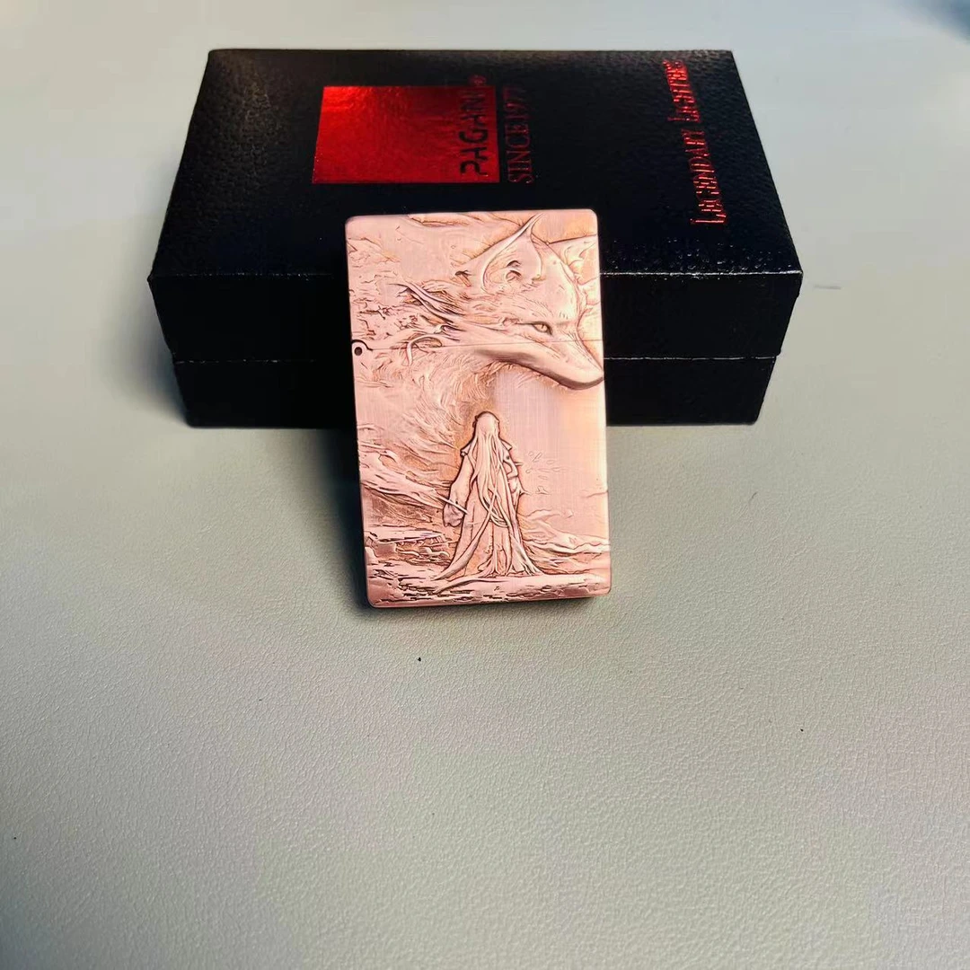 帕伽尼 紫铜 狼女  3500打火机