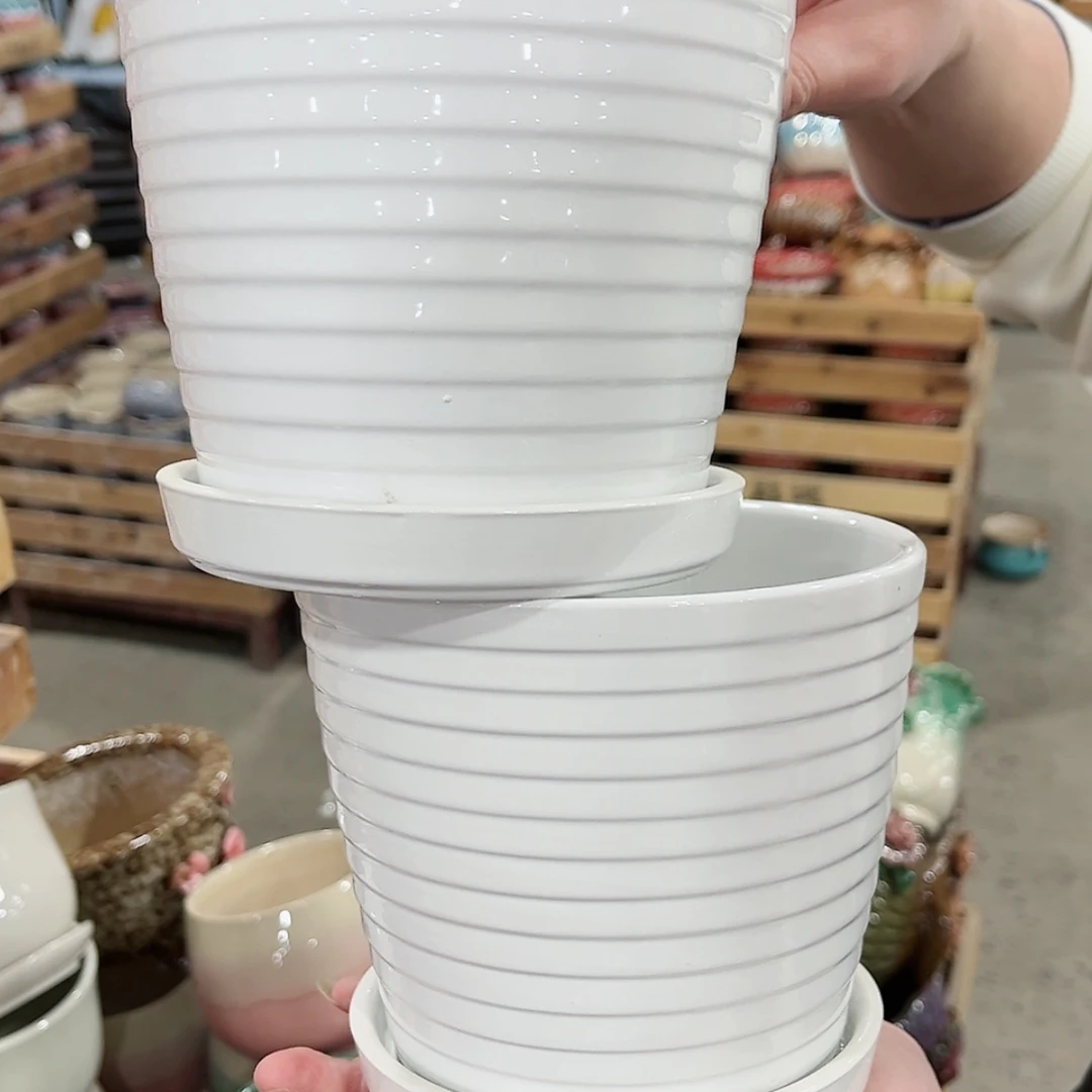 【闪购商品】陶瓷陶瓷多肉植物花盆