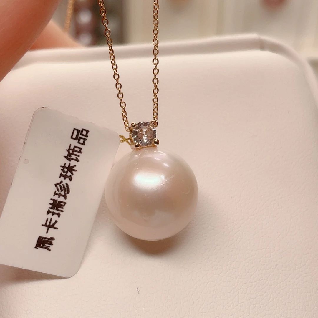 淡水珍珠吊坠(赠链)合金