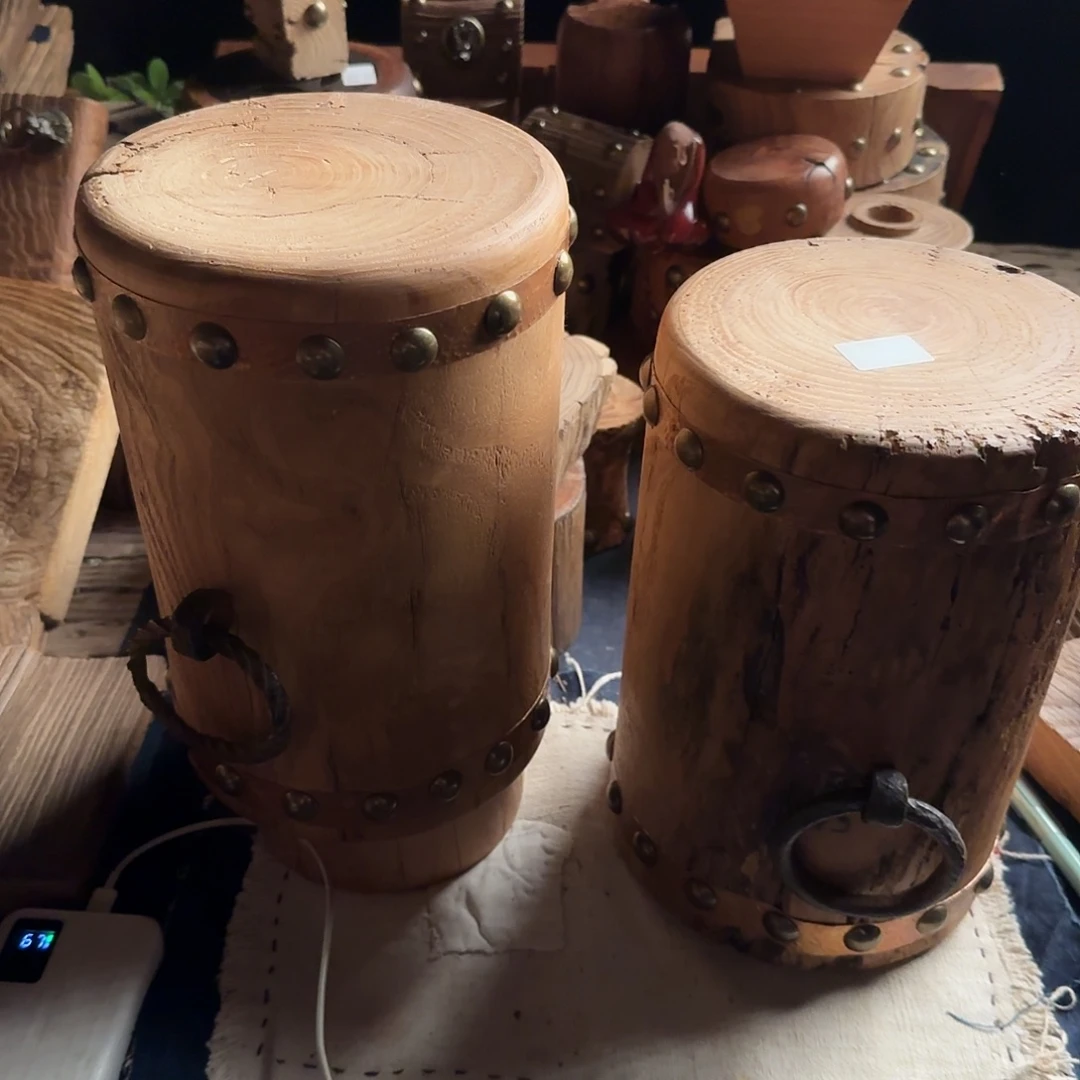 【***顺三聚氰胺老榆木墩子福利款不退不换