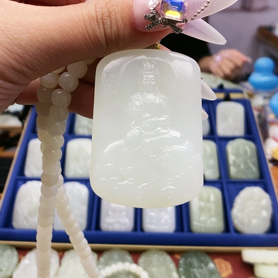 【闪购商品】和田玉颈饰未镶嵌扶****灯