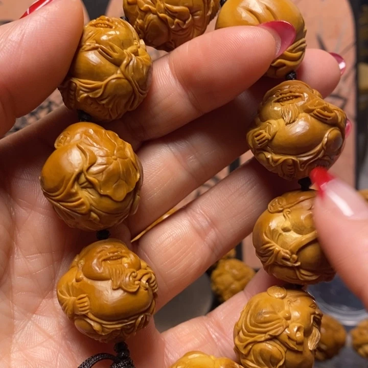 橄榄核手串/手链?**?八大财神