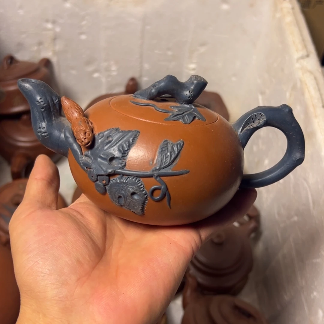 紫砂茶壶宜兴原矿紫砂壶300毫升容量