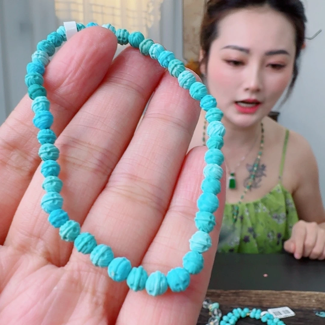 未镶嵌绿松石珠宝奇石