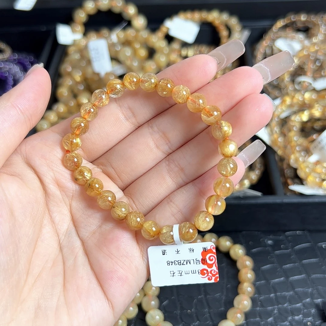 -***-未镶嵌手链水晶金发晶手链