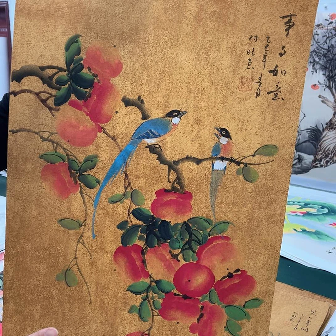 国画宣纸国画纯手绘作品