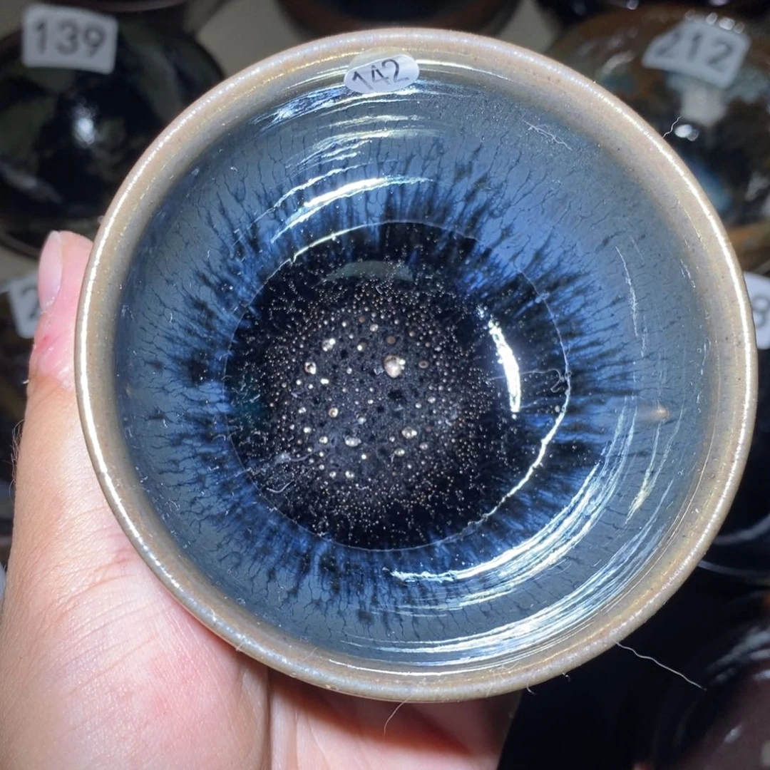 茶盏建窑建盏142微瑕