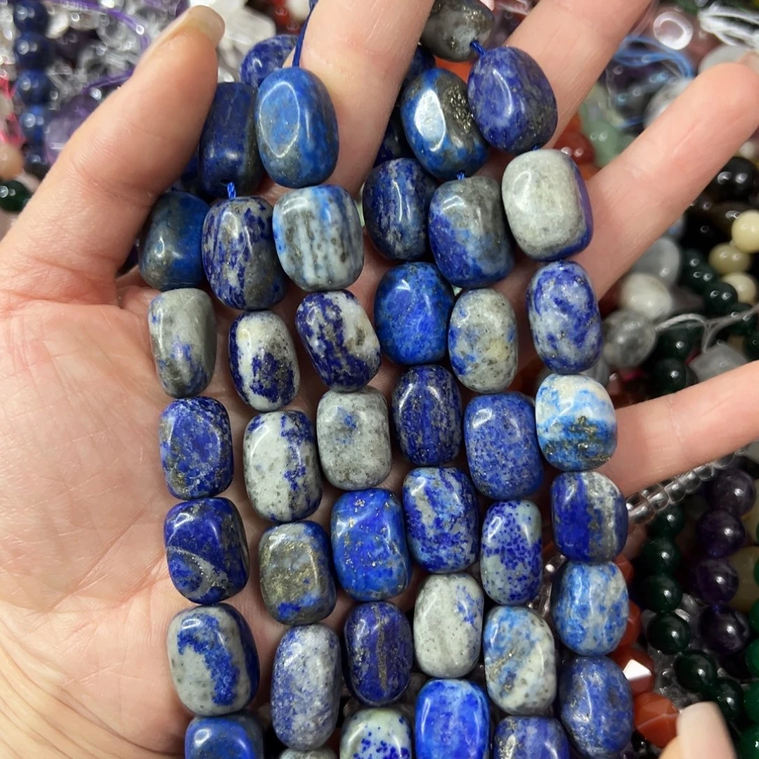 玛瑙/玉髓未镶嵌珠宝半成品，卡12x17青金一条