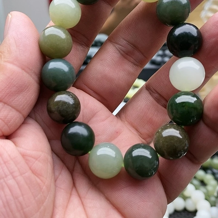 【闪购商品】未镶嵌手串和田玉14多宝