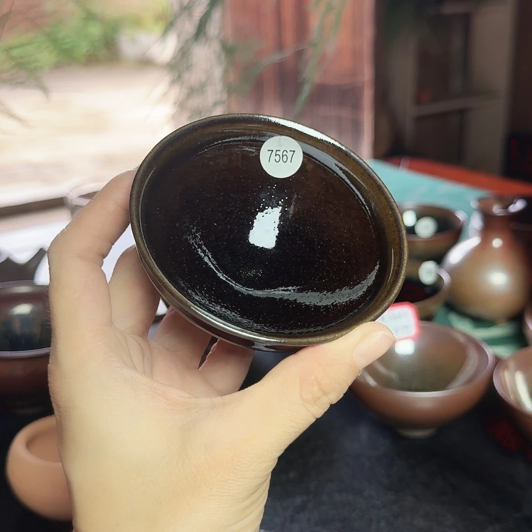 茶盏7567 秋罗柴烧手工主人杯