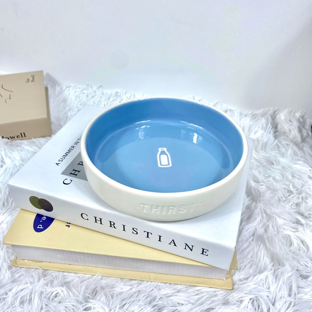 奶瓶陶瓷罐头碗零食碗猫猫碗狗碗猫粮碗猫咪碗猫粮盆猫水碗猫食碗