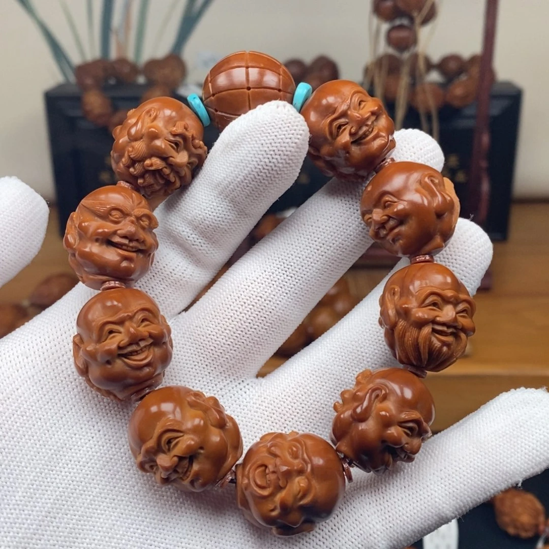 手串橄榄核许忠英老师欢喜罗汉2.0