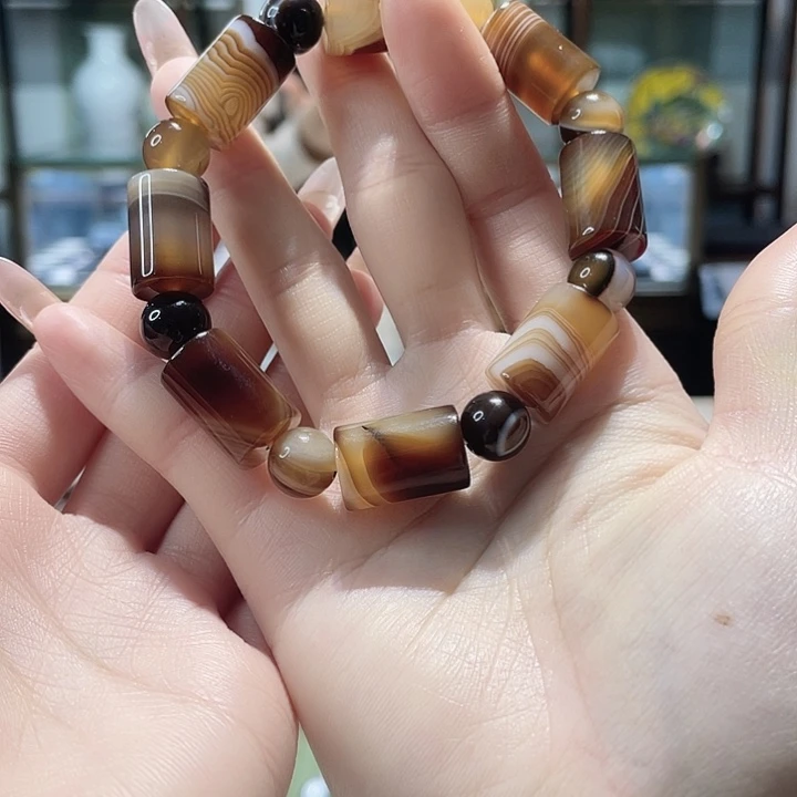 玛瑙/玉髓未镶嵌手链