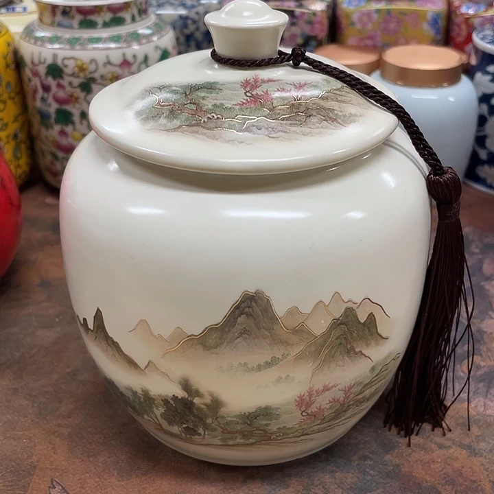 陶瓷罐茶叶罐密封罐储物罐