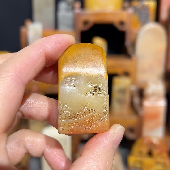 印石寿山石寿山石山山水水