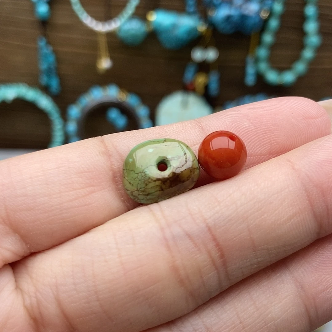 南红玛瑙未镶嵌藏扣