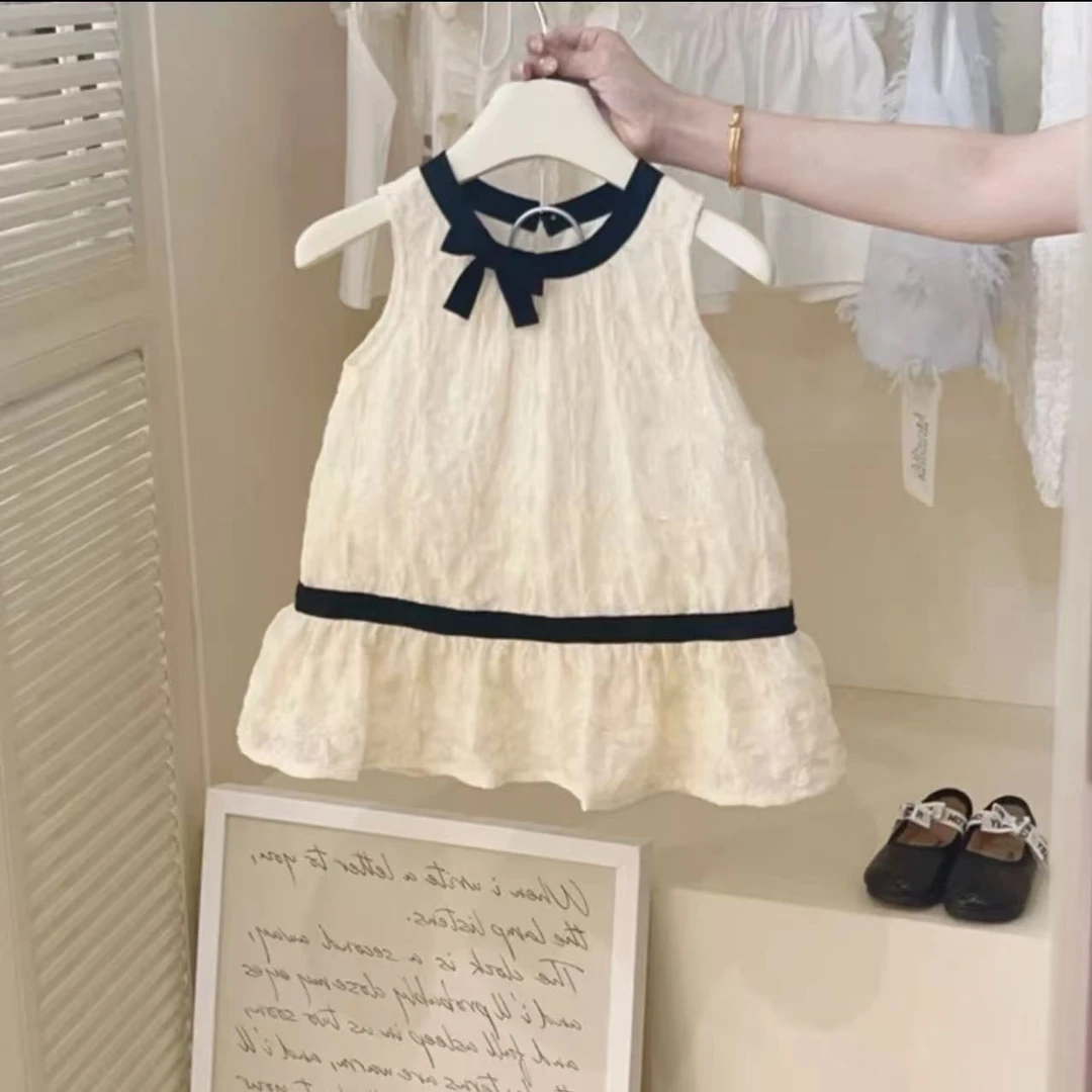 女宝宝蝴蝶结包屁裙2025夏季新款夏装裙子女婴儿韩版法式公主