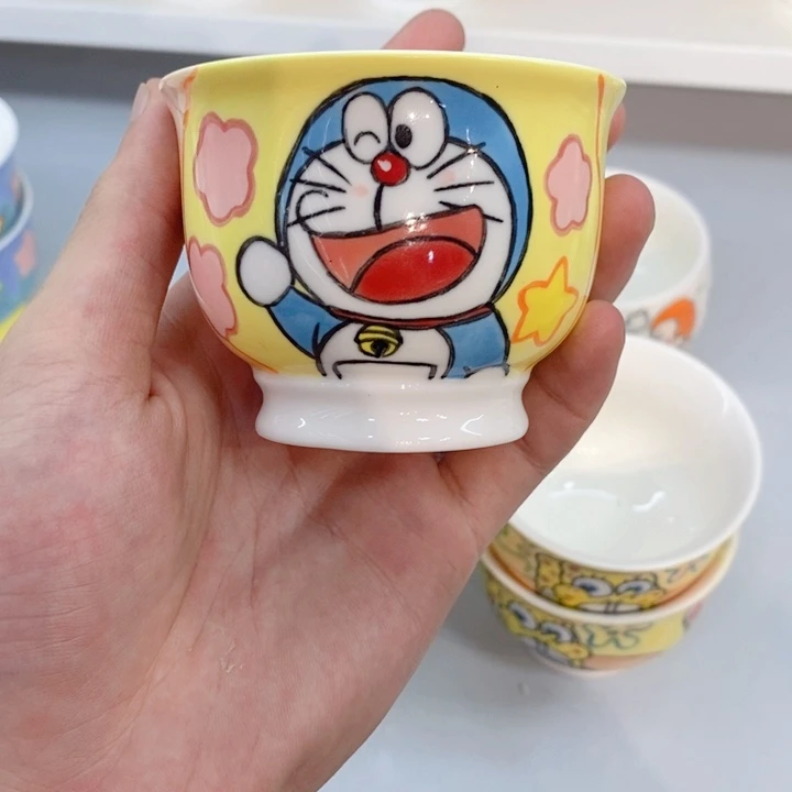高温釉下彩纯手工手绘陶瓷