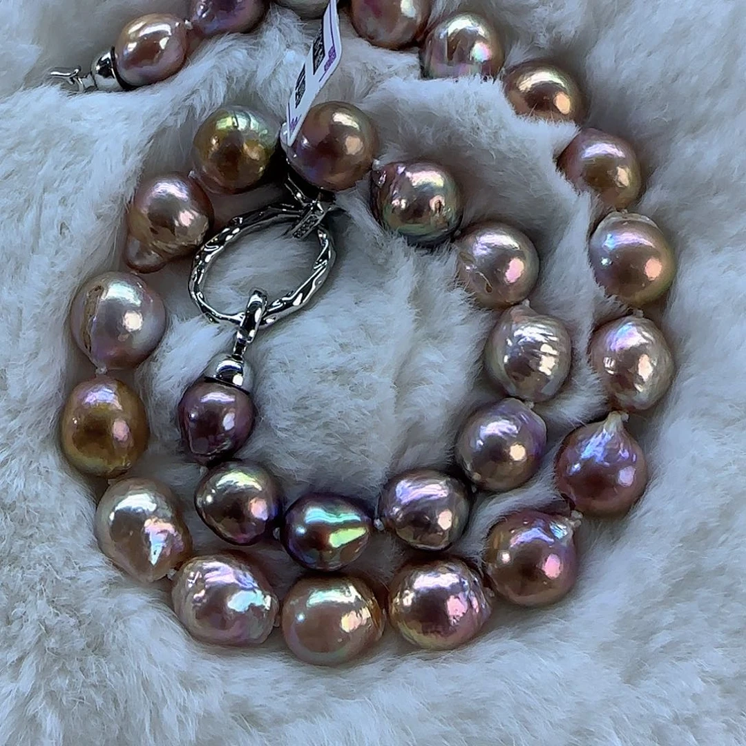 未镶嵌项链定制多样性发货发其一518淡水珍珠一**泉