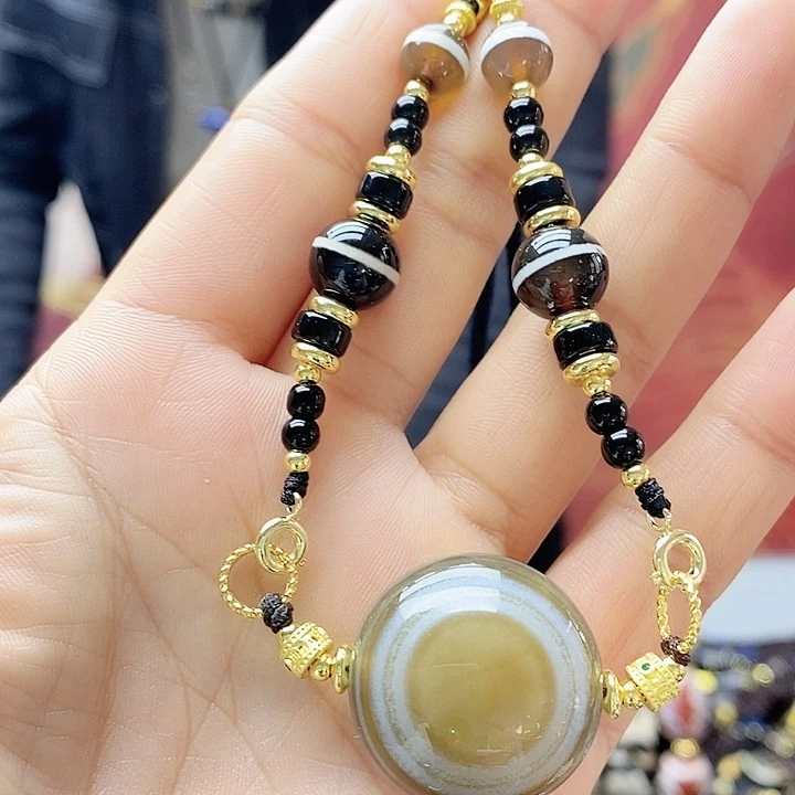 越***!玛瑙/玉髓合金颈饰