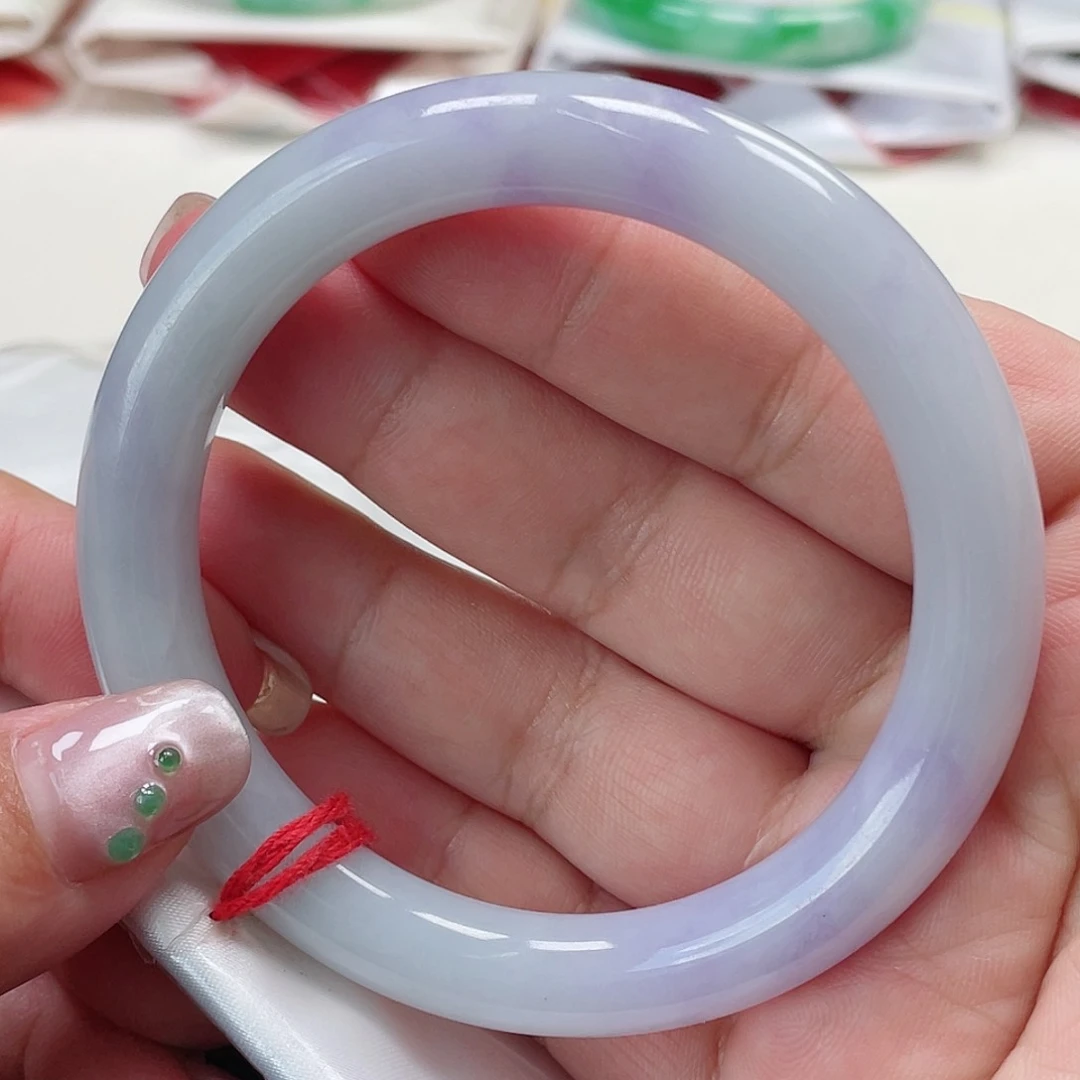未镶嵌手镯翡翠缅甸翡翠手镯56圈