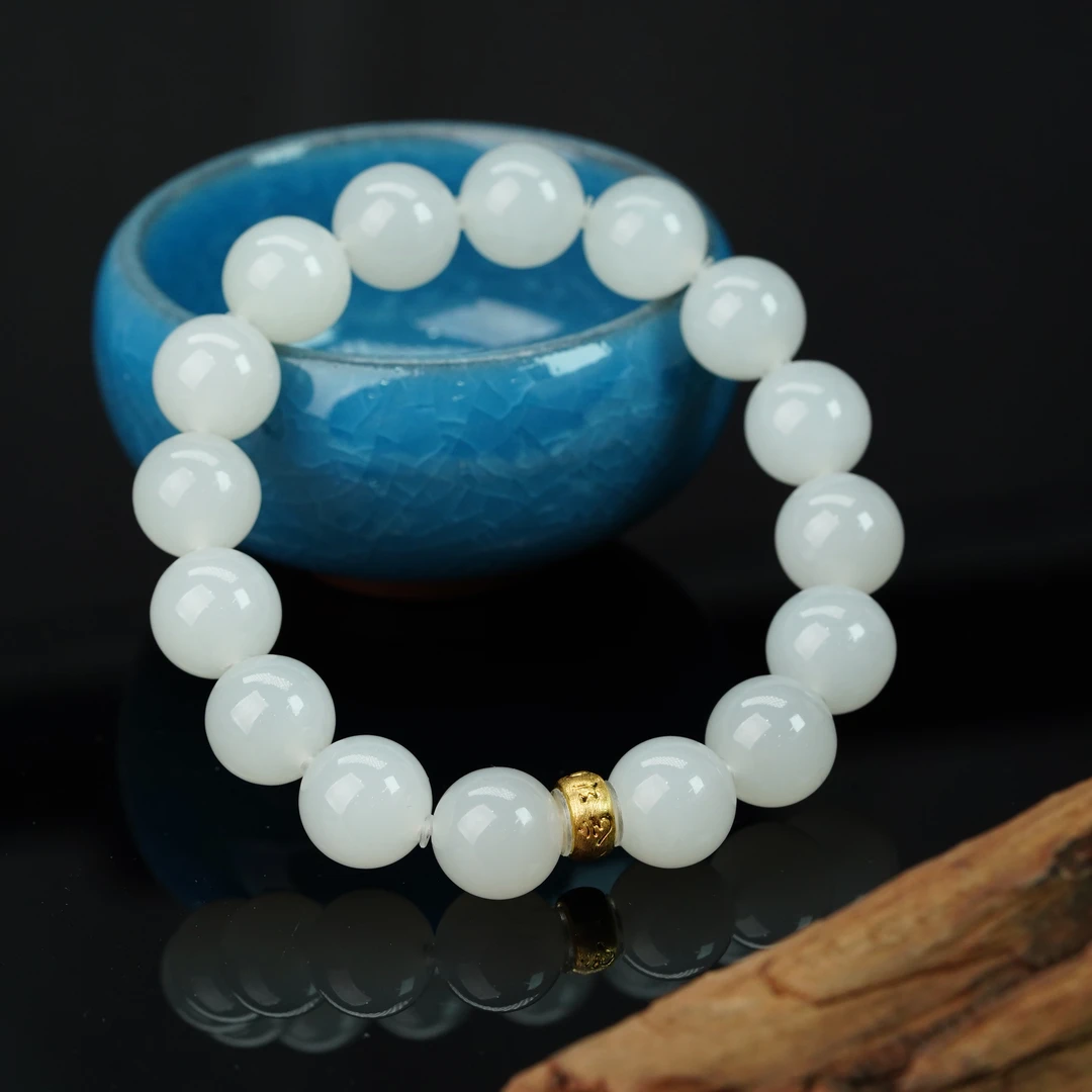 【小北好物】和田玉DIY手串尺寸约11mm+【多样性发一件】QH121X275