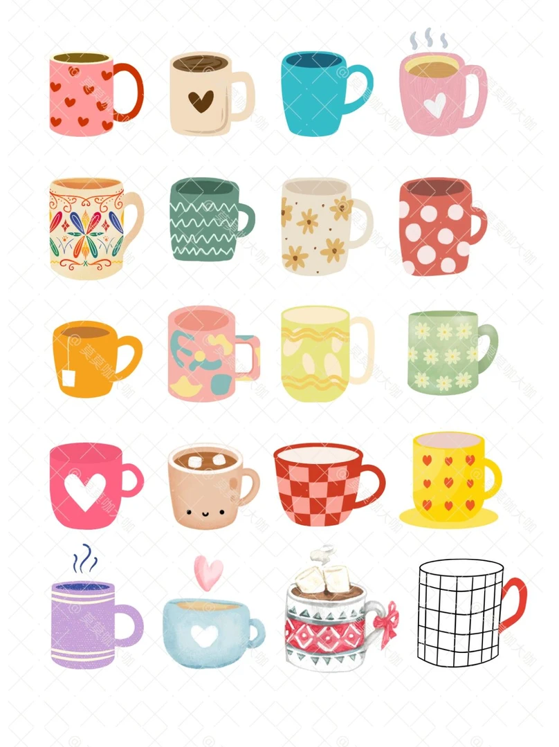 500-600网红杯陶瓷杯马克杯早餐杯牛奶杯