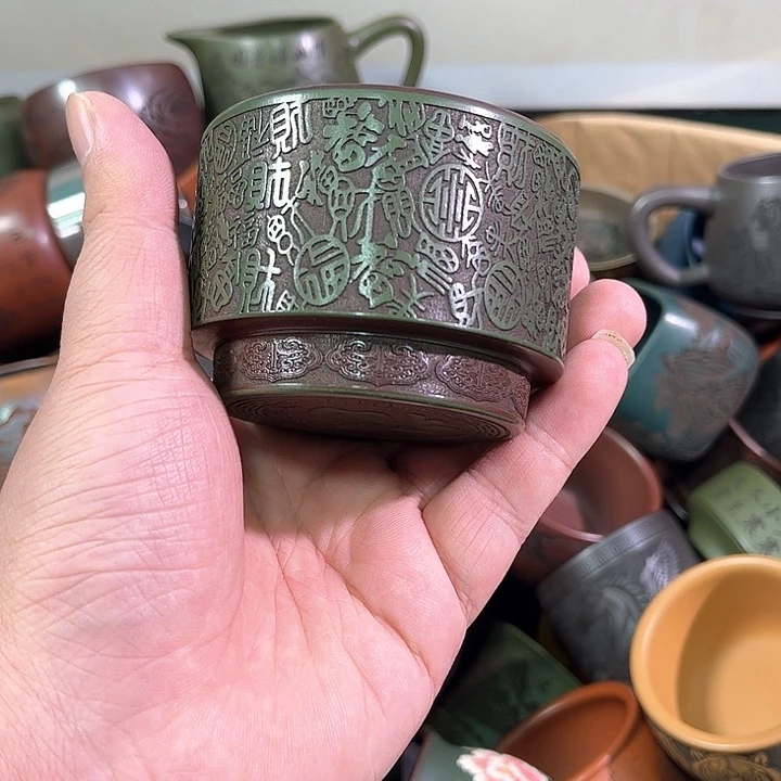 茶杯紫砂全手工紫砂主人杯