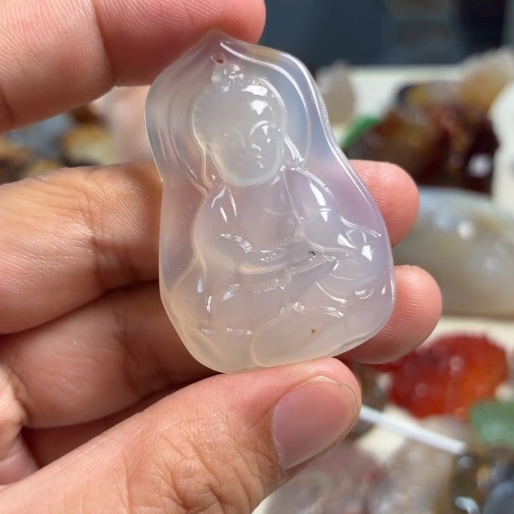 未镶嵌吊坠(不含链)玛瑙/玉髓