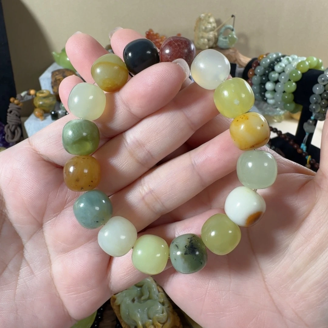 蛇纹石玉未镶嵌手串