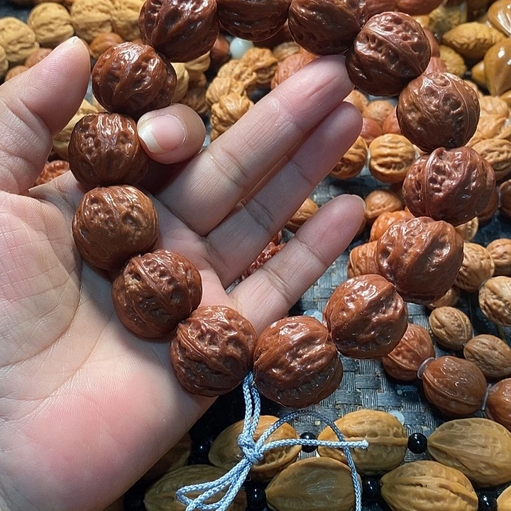 裤***盖手串文玩核桃粗筋