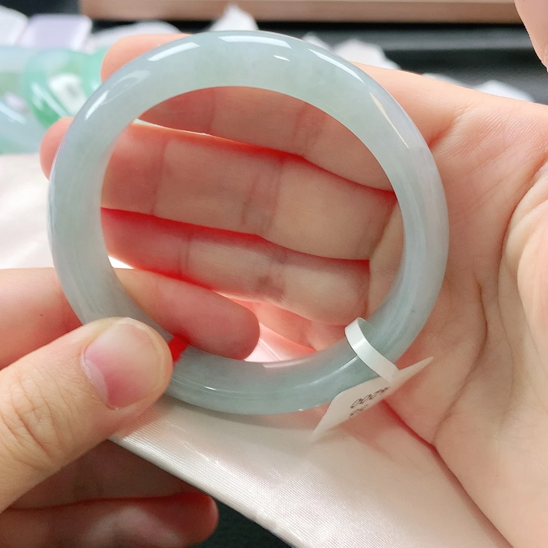 翡翠未镶嵌手镯缅甸天然翡翠手镯