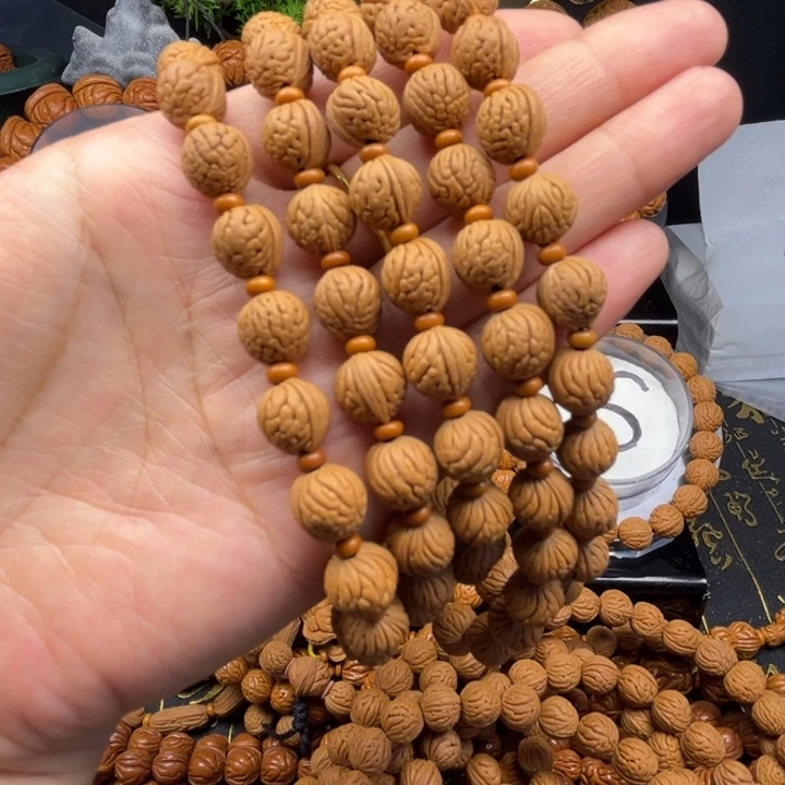 手串桃核小脑纹脖挂
