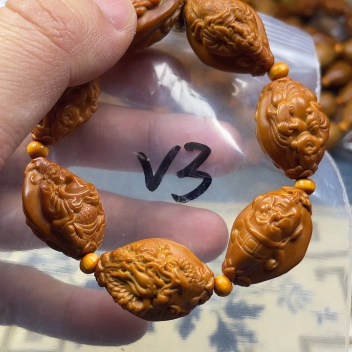 橄榄核手串/手链橄榄核雕工艺手串