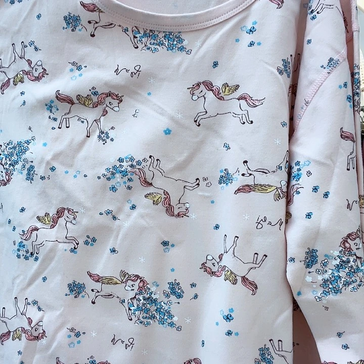 185尺码纯棉秋衣套装粉色