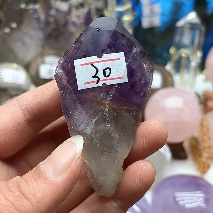 紫晶79克水晶原石未镶嵌