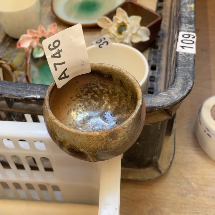 手工制作陶瓷茶具茶杯青蛙