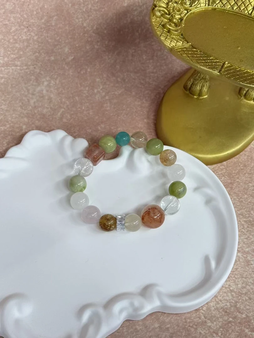 【花姐专属】9236 多宝水晶手串单圈  多样性 发其一