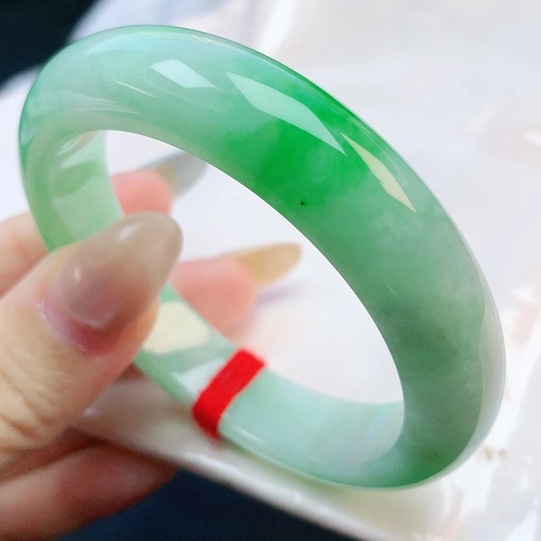 未镶嵌手镯翡翠53圈口882783