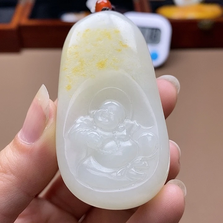 和田玉挂件未镶嵌F