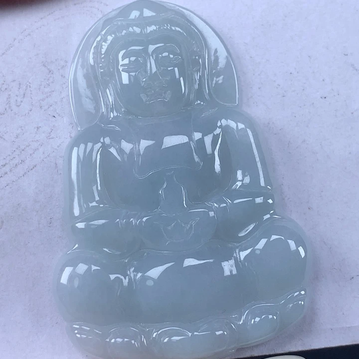 颈饰未镶嵌翡翠玉观音吊坠