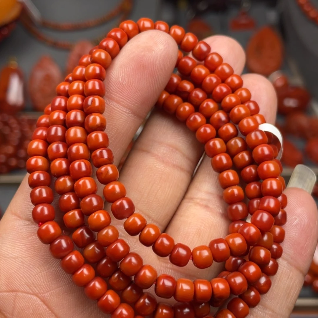 【闪购商品】南红玛瑙珠宝奇石未镶嵌多圈5